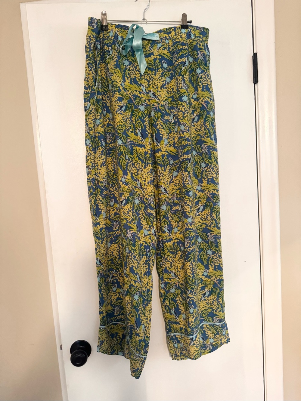 Floral Green & Blue Women’s PJ/Lounge Pants